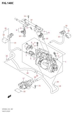 140C - THROTTLE BODY (VZR1800:L3:E24)