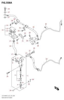 558A - REAR MASTER CYLINDER