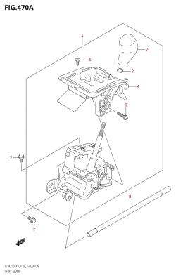 470A - SHIFT LEVER (K8,K9)