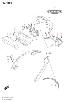 410B - PILLION RIDER HANDLE (AN650Z:L6:E28)