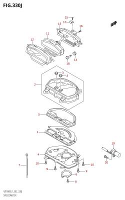 330J - SPEEDOMETER (VZR1800ZFU:L1:E19)
