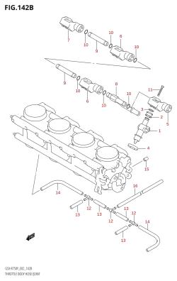 142B - THROTTLE BODY HOSE /​ JOINT (K1)