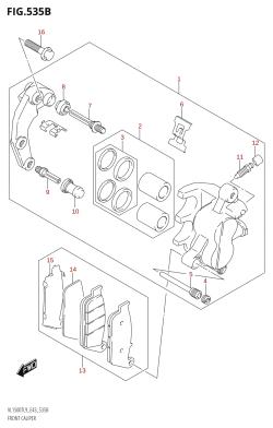 535B - FRONT CALIPER (VL1500T:L9:E43)