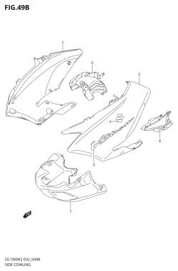 49B - SIDE COWLING (MODEL K4 /​ K5)
