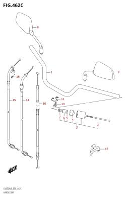 462C - HANDLEBAR (DL650XA)