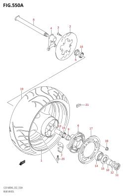 550A - REAR WHEEL