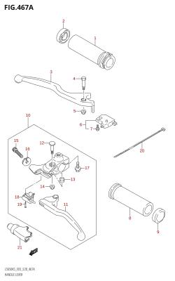 467A - HANDLE LEVER
