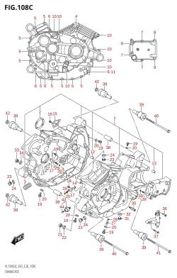 108C - CRANKCASE (VL1500B:L8:E33)