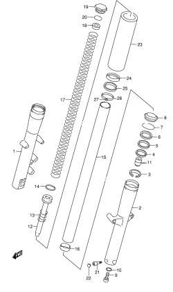 049 - FRONT DAMPER (MODEL W /​ X)
