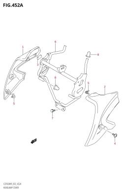 452A - HEADLAMP COVER (GSF650,GSF650A,GSF650U,GSF650UA)