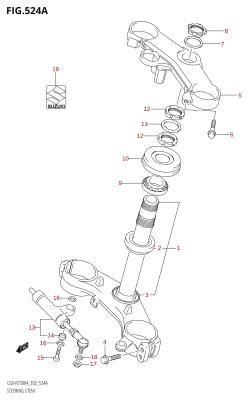 524A - STEERING STEM