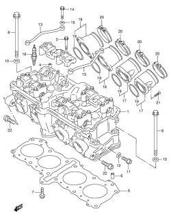 02A - CYLINDER HEAD (MODEL T /​ V /​ W)