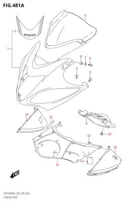 481A - COWLING BODY (GSX1300RA:L7:E03)