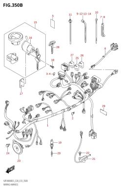 350B - WIRING HARNESS (VZR1800BZ:L5:E33)