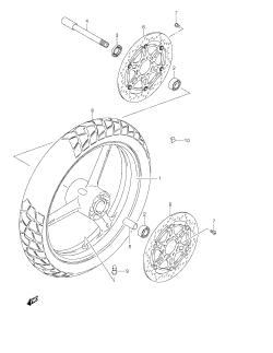 058 - FRONT WHEEL