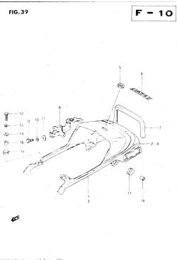 039 - SEAT TAIL COVER (MODEL Z)