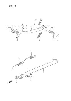 027 - STAND - REAR BRAKE