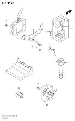 312B - ELECTRICAL (GSX-R750:L9:E28)