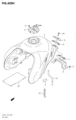 420H - FUEL TANK (DL650AUE:L1:E19)