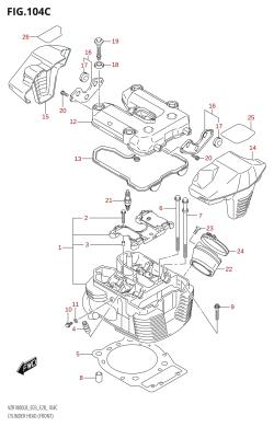 104C - CYLINDER HEAD (FRONT) (VZR1800BZ:L8:E28)
