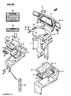 083 - INNER COWLING GV1400GCG /​ GCH