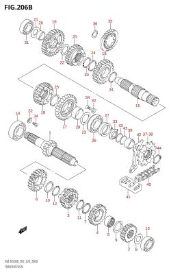 206B - TRANSMISSION (RM-Z450:L1)