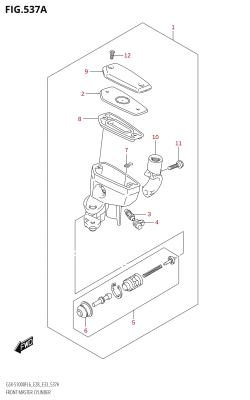 537A - FRONT MASTER CYLINDER