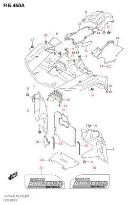 460A - FRONT FENDER (LT-A750X:M0:P03)