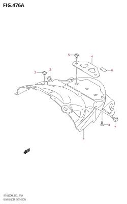 476A - REAR FENDER EXTENSION