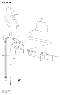 462B - HANDLEBAR (DL650:L1:E19)