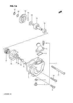 016 - WATER PUMP (MODEL F /​ G)