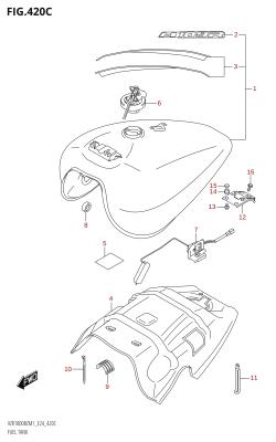 420C - FUEL TANK (SEE NOTE 1)