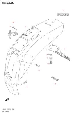 474A - REAR FENDER