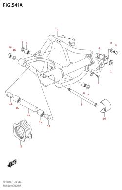 541A - REAR SWINGINGARM