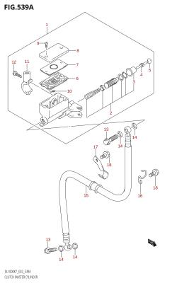 539A - CLUTCH MASTER CYLINDER