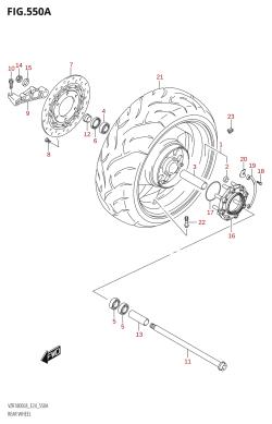 550A - REAR WHEEL (VZR1800:L8:E24)