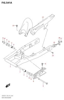 541A - REAR SWINGINGARM