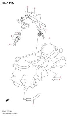 141A - THROTTLE BODY FITTING PARTS (K3,K4,K5,K6)