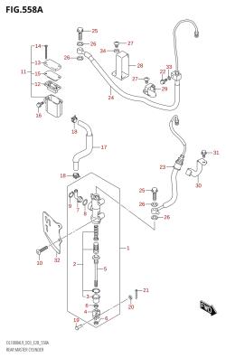 558A - REAR MASTER CYLINDER