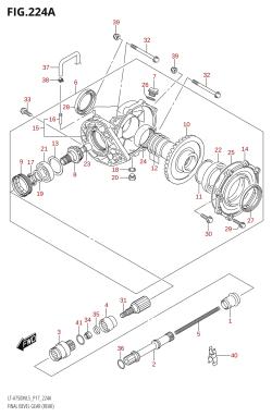 224A - FINAL BEVEL GEAR (REAR)