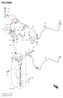 558A - REAR MASTER CYLINDER