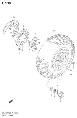 079 - FRONT WHEEL (LT-A750XL3 P24)
