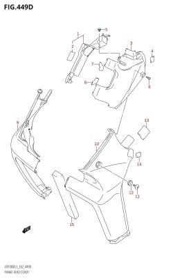 449D - FRAME HEAD COVER (VZR1800UF:L3:E19)