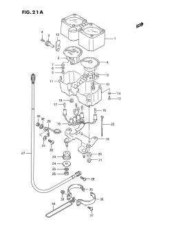 21A - SPEEDOMETER (DR350SHN /​ SHP /​ SHR)