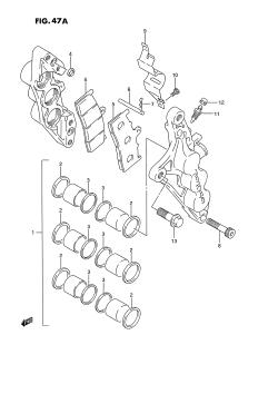 47A - FRONT CALIPERS (MODEL R)