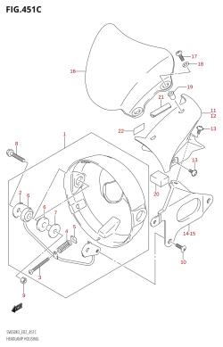 451C - HEADLAMP HOUSING ((SV650,SV650U,SV650A,SV650UA):K7)