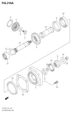 216A - SECONDARY DRIVE GEAR