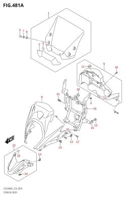 481A - COWLING BODY (DL650A:M2:E24)