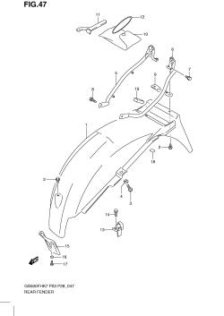 047 - REAR FENDER