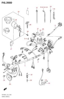 350D - WIRING HARNESS (VZR1800:L2:E51)